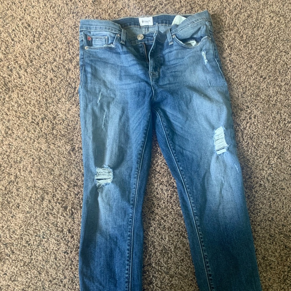 Hudsen cutoff skinny jeans